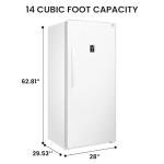 Kenmore 14 Cu Ft Convertible Freezer and Fridge