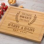 Custom Bamboo Cutting Board for New Homeowners