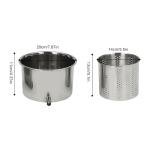 BANLICALI 3L Stainless Steel Fruit Press with T-Handle