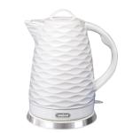 Longseed 1.5L Ceramic Electric Kettle, White