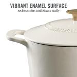 Martha Stewart 7-Quart Enamel Cast Iron Dutch Oven