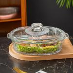 Glass Casserole Baking Dishes Set with Lids