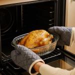 Glass Casserole Baking Dishes Set with Lids