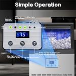 110lbs Ice Maker Machine with Auto Self-Cleaning