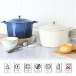 Martha Stewart 7-Quart Enamel Cast Iron Dutch Oven