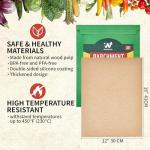 120PCS Pre-Cut Unbleached Non-Stick Parchment Paper