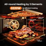 VIKIO HOME 24" Built-in Electric Wall Oven