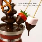 OVENTE 3-Tier Chocolate Fondue Fountain Machine