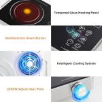 Daoseolo 1800W Portable Electric Stove with Timer