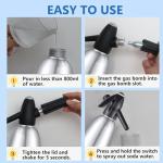 Portable Sparkling Water Maker for Home & Travel