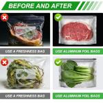 30PCS Reusable Aluminum Foil Storage Bags with Zipper