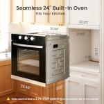 VIKIO HOME 24" Built-in Electric Wall Oven