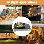 Daoseolo 1800W Portable Electric Stove with Timer