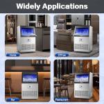 110lbs Ice Maker Machine with Auto Self-Cleaning