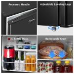 Midea 1.7 Cu Ft Compact Mini Fridge - Black