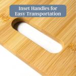 Bamboo Cutting Board Set - 2 Assorted Sizes