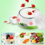 0.8L Electric Yogurt Maker with Transparent Lid, 110V Home Fermentation Machine, 15W DIY Yogurt Appliance for Kitchen Home Restaurants Parties Family Use