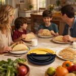 Tortilla Sealer Quesadilla Maker, 3-in-1 Tortilla Press Crimper for 6/8/10 Inch Wraps, Burrito Taco Press, Adjustable Empanada Maker for Sealed Quesadillas and Dumplings (6"+8"+10")