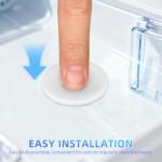 Unomor 3pcs Freezer Drain Plugs Replacement Silicone Chest Freezer Hole Plug-High-Efficiency Sealing Hole Stoppers