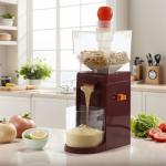 Peanut Butter Grinder Machine ， Commercial-Grade Electric Nut Butter Maker & Grinder - 500mL Large Capacity for Almonds, Cashews, Seeds ，Non-Slip Base & Easy-Clean Design