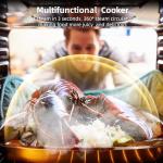 Garvee 24 Inch Built-In Single Wall Oven, 2.5 Cu.Ft Electric Oven with Touch & Mechanical Knob Control, 8 Modes, 3000W, ETL Certified, Black