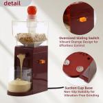 Peanut Butter Grinder Machine ， Commercial-Grade Electric Nut Butter Maker & Grinder - 500mL Large Capacity for Almonds, Cashews, Seeds ，Non-Slip Base & Easy-Clean Design