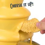 Nostalgia 4 Tier Electric Chocolate Fondue Fountain Machine for Parties - Melts Cheese, Queso, Candy, and Liqueur - Dip Strawberries, Apple Wedges, Vegetables, and More - 32-Ounce - Aqua