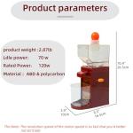 Peanut Butter Grinder Machine ， Commercial-Grade Electric Nut Butter Maker & Grinder - 500mL Large Capacity for Almonds, Cashews, Seeds ，Non-Slip Base & Easy-Clean Design