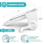 Italian Rotary Cheese Grater with Handle - Heavy-Duty