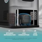 EUHOMY 12 Volt Refrigerator, 48QT Dual Zone Electric Cooler APP Control, Car Refrigerator with 12/24V DC 110-240V AC, Car Fridge -4℉~68℉, Portable Freezer Aluminum Interior for Camping,Trip,Home,Truck