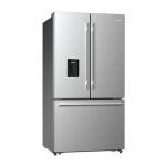 DUURA Elite DE210FDBMDSS Refrigerator Built in with French Doors Adjustable Glass Shelves Dual Drawer Bottom Freezer with Ice Maker, LED Interior Light and Stainless Steel Exterior, 36-Inch, Metallic
