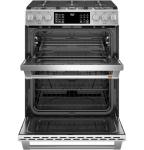 GE C2S950P2MS1 Cafe 30 inch Smart Double-Oven Range With Convection Bundle with Premium 3 YR CPS Enhanced Protection Pack
