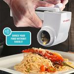 Italian Rotary Cheese Grater with Handle - Heavy-Duty
