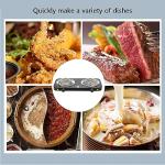 Compact and Portable Countertop Burner- Countertop Double Coiled Burner 2000 Watts Electric Hot Plate Temperature Controls Black