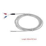K Type Thermocouple Temperature Sensor Probe High Temperature Two Wire with PTFE Cable for Industrial HVAC Food Processing 3D Printer