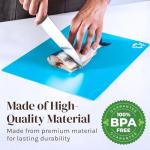 4 Piece Color Coded Cutting Boards Set