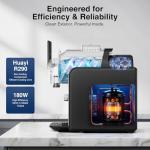 Slushie Machine & Ice Cream Maker Machine 2-IN-1, 6 Modes for Smoothies, Milkshakes, Cocktails, Margarita, and Ice Cream, No Ice Needed, Self-Cleaning, For Home Use