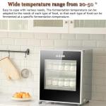 220V Bread Fermentation Cabinet - 40L Temperature & Humidity Control Machine for Yogurt, Dough & Bread Rising - Ideal Household Fermentation Appliance