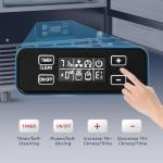 ICYGLEE Commercial Under Counter Ice Maker Machine, 80Lbs/Day with 24lbs Storage, Auto-Cleaning, 24H Timer, Built-in Freestanding Ice Maker for Commercial & Home Use. (Stainless Steel)