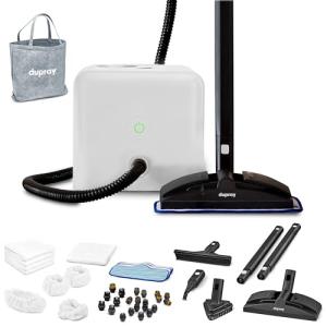 Dupray Neat Steam Cleaner, Multipurpose Steamer for Floors, Grout & Upholstery, Chemical-Free Cleaning, Long Run Time, 40-Piece Accessory Kit *Kills 99.9% of Bacteria & Viruses