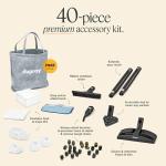 Dupray Neat Steam Cleaner, Multipurpose Steamer for Floors, Grout & Upholstery, Chemical-Free Cleaning, Long Run Time, 40-Piece Accessory Kit *Kills 99.9% of Bacteria & Viruses