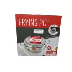 HABP GLOBAL Deep Fryer Pot,4.2 L, 304 Stainless Steel with Temperature Control and Oil Drip Drainer Rack, for Kitchen French Fries, Chicken etc - Janpanese Style Tempura Frying Pot with Lid