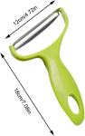 Green Cabbage Shredder,Vegetable Cutter Cabbage Slicer,Stainless Steel Fruit Vegetable Potato Peeler Graters Kitchen Must Have for Home Restaurants Kitchen Utensils (18 * 12cm)