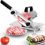 CHENKENI Manual Frozen Meat Slicer (Stainless Steel) for Home and Commercial Use, Multi-Purpose Food Slicer, for Home Cooking of Hot Pot Shabu Shabu BBQ