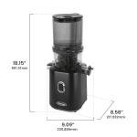 Omega Cold Press Juicer – Slow Masticating Hands Free Juicer Machine for Vegetables and Fruits with Wide Mouth Hopper for Whole Recipe Batch Juicing, Time Saving Series, Easy to Clean, 150-Watt Motor