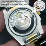 VR 3135 Movement Automatic Mechanical Movement for Luxury Watch 31 Jewels with Date Wheel Tool kit for Watch Repair, Fits Common 40mm, 41mm Diver Watch Cases for Watch Repair, Practice & Modification