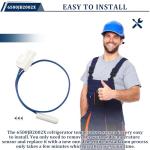 6500JB2002X Refrigerator Ambient Temperature Sensor NTC Thermistor, Fit for LG Kenmore 795 Series Bottom Freezer Fridge, Replaces 6500JB2002P/B/T/H, AP5594347, 2651043