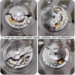 VR 3135 Movement Automatic Mechanical Movement for Luxury Watch 31 Jewels with Date Wheel Tool kit for Watch Repair, Fits Common 40mm, 41mm Diver Watch Cases for Watch Repair, Practice & Modification