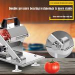 CHENKENI Manual Frozen Meat Slicer (Stainless Steel) for Home and Commercial Use, Multi-Purpose Food Slicer, for Home Cooking of Hot Pot Shabu Shabu BBQ