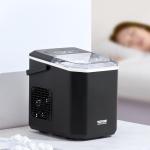 VEVOR Countertop Ice Maker, 9 Cubes Ready in 6 Mins, 26lbs in 24Hrs, Self-Cleaning Portable Ice Maker with Ice Scoop and Basket, Ice Machine with 2 Sizes Bullet Ice for Home Kitchen Office Bar Party